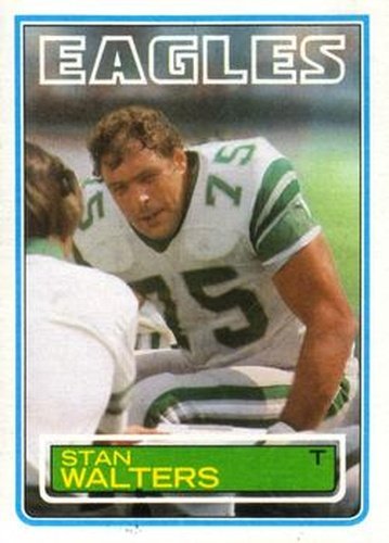 #150 Stan Walters - Philadelphia Eagles - 1983 Topps Football