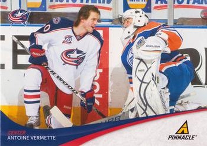 #150 Antoine Vermette - Columbus Blue Jackets - 2011-12 Panini Pinnacle Hockey