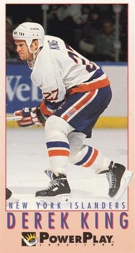 #150 Derek King - New York Islanders - 1993-94 Fleer PowerPlay Hockey