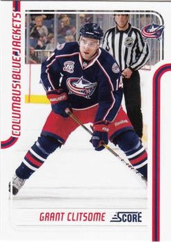 #150 Grant Clitsome - Columbus Blue Jackets - 2011-12 Score Hockey