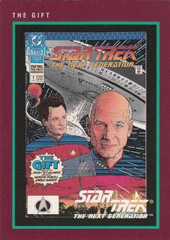 #150 Gift, The - 1991 Impel Star Trek 25th Anniversary