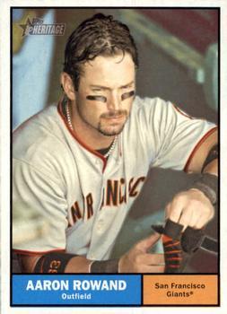 #150 Aaron Rowand - San Francisco Giants - 2010 Topps Heritage Baseball