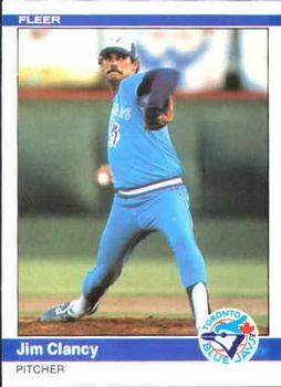 #150 Jim Clancy - Toronto Blue Jays - 1984 Fleer Baseball