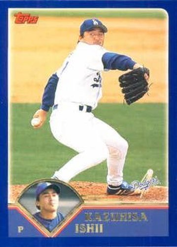 #150 Kazuhisa Ishii - Los Angeles Dodgers - 2003 Topps Baseball