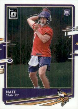 #150 Nate Stanley - Minnesota Vikings - 2020 Donruss Optic Football