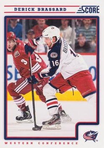 #150 Derick Brassard - Columbus Blue Jackets - 2012-13 Score Hockey