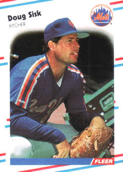 #150 Doug Sisk - New York Mets - 1988 Fleer Baseball