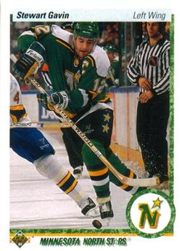 #150 Stewart Gavin - Minnesota North Stars - 1990-91 Upper Deck Hockey