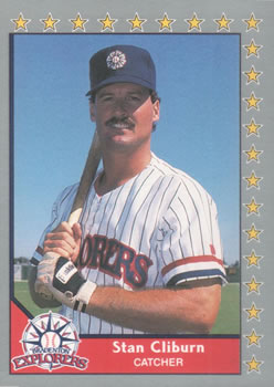 #150 Stan Cliburn - Bradenton Explorers - 1990 Pacific Senior League Baseball