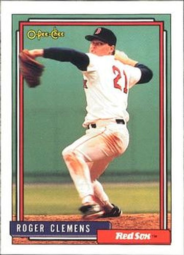 #150 Roger Clemens - Boston Red Sox - 1992 O-Pee-Chee Baseball