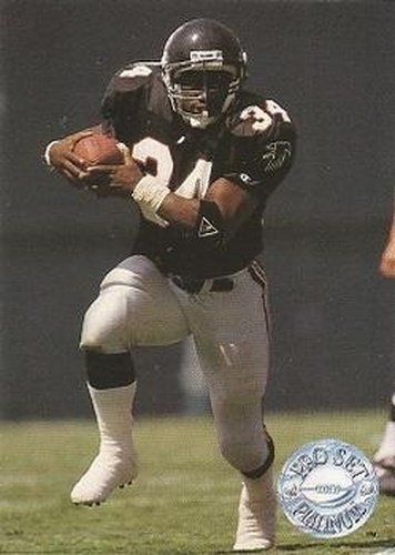 #151 Steve Broussard - Atlanta Falcons - 1991 Pro Set Platinum Football
