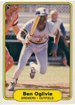 151 Ben Oglivie - Milwaukee Brewers - 1982 Fleer Baseball – Isolated Cards