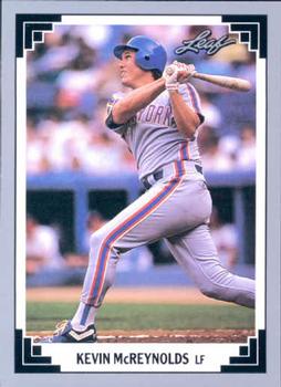 #151 Kevin McReynolds - New York Mets - 1991 Leaf Baseball