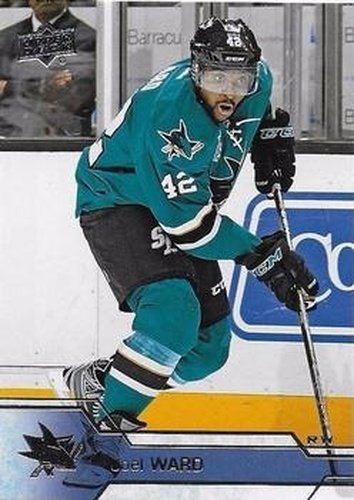 #151 Joel Ward - San Jose Sharks - 2016-17 Upper Deck Hockey