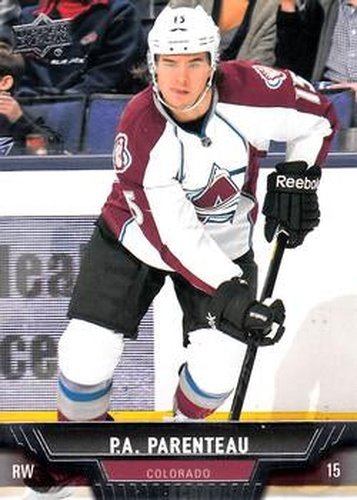 #151 Pierre Parenteau - Colorado Avalanche - 2013-14 Upper Deck Hockey