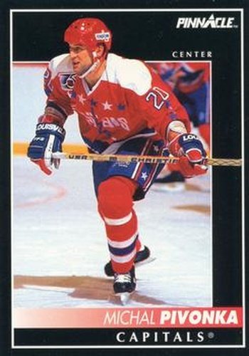 #151 Michal Pivonka - Washington Capitals - 1992-93 Pinnacle Canadian Hockey