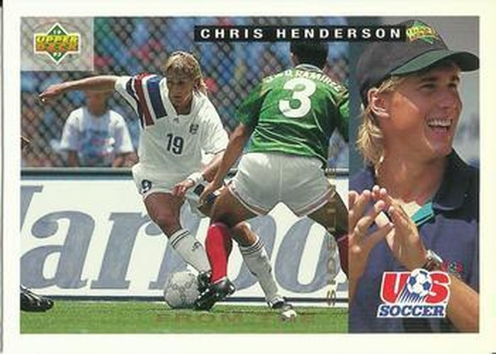 #151 Chris Henderson - USA - 1993 Upper Deck World Cup Preview English/Spanish Soccer