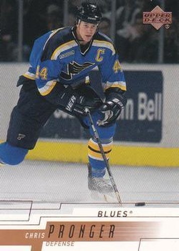 #151 Chris Pronger - St. Louis Blues - 2000-01 Upper Deck Hockey