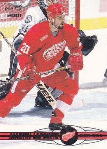 #151 Martin Lapointe - Detroit Red Wings - 2000-01 Pacific Hockey