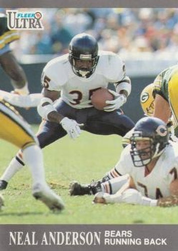 #151 Neal Anderson - Chicago Bears - 1991 Ultra Football