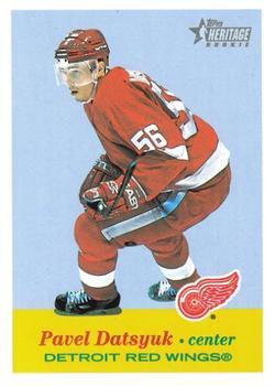 #151 Pavel Datsyuk - Detroit Red Wings - 2001-02 Topps Heritage Hockey
