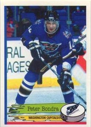 #151 Peter Bondra - Washington Capitals - 1995-96 Panini Hockey Stickers