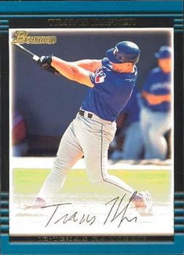 #151 Travis Hafner - Texas Rangers - 2002 Bowman Baseball