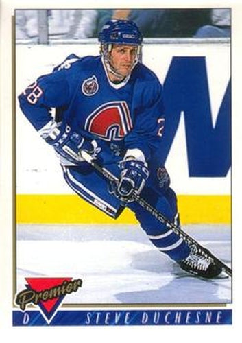 #151 Steve Duchesne - Quebec Nordiques - 1993-94 O-Pee-Chee Premier Hockey