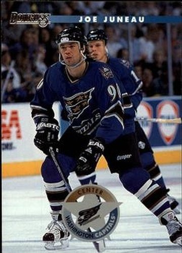 #151 Joe Juneau - Washington Capitals - 1996-97 Donruss Hockey