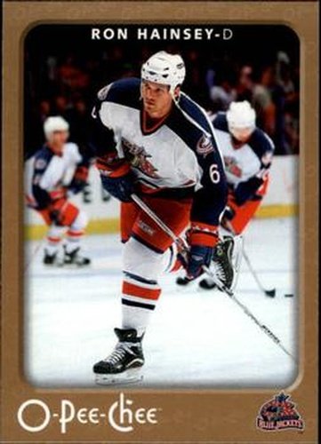 #151 Ron Hainsey - Columbus Blue Jackets - 2006-07 O-Pee-Chee Hockey