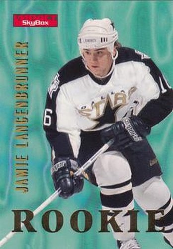#152 Jamie Langenbrunner - Dallas Stars - 1996-97 SkyBox Impact Hockey
