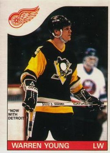 #152 Warren Young - Detroit Red Wings - 1985-86 O-Pee-Chee Hockey