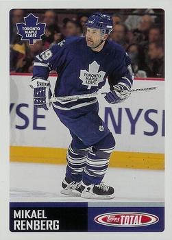 #152 Mikael Renberg - Toronto Maple Leafs - 2002-03 Topps Total Hockey