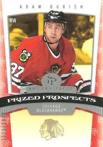 #152 Adam Burish - Chicago Blackhawks - 2006-07 Fleer Hot Prospects Hockey
