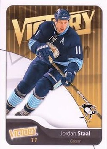 #152 Jordan Staal - Pittsburgh Penguins - 2011-12 Upper Deck Victory Hockey