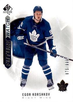 #152 Egor Korshkov - Toronto Maple Leafs - 2020-21 SP Authentic Hockey