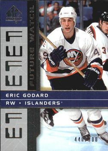 #152 Eric Godard - New York Islanders - 2002-03 SP Authentic Hockey