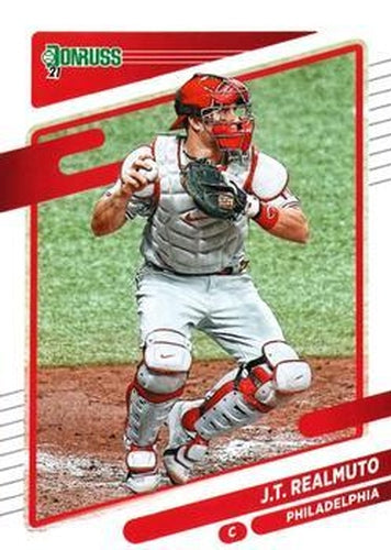 #152 J.T. Realmuto - Philadelphia Phillies - 2021 Donruss Baseball