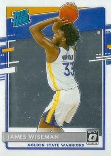 #152 James Wiseman - Golden State Warriors - 2020-21 Donruss Optic Basketball