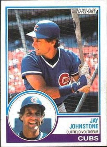 #152 Jay Johnstone - Chicago Cubs - 1983 O-Pee-Chee Baseball