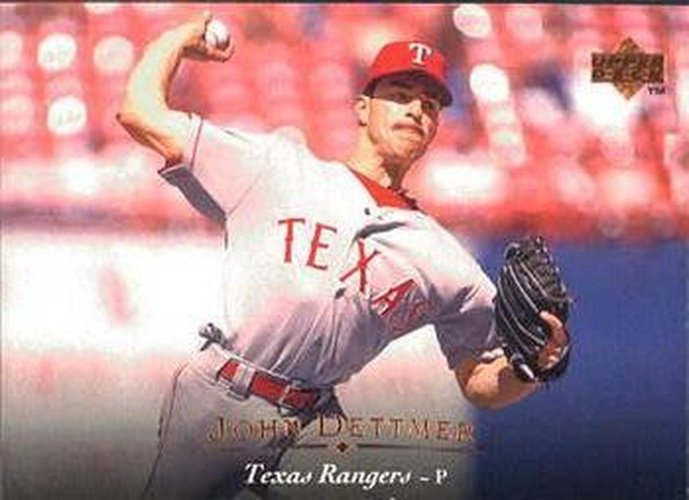 #152 John Dettmer - Texas Rangers - 1995 Upper Deck Baseball