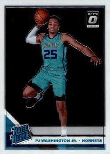 #152 PJ Washington Jr. - Charlotte Hornets - 2019-20 Donruss Optic Basketball