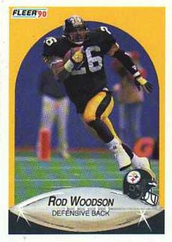 #152 Rod Woodson - Pittsburgh Steelers - 1990 Fleer Football