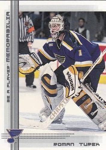 #152 Roman Turek - St. Louis Blues - 2000-01 Be a Player Memorabilia Hockey