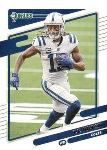 #152 T.Y. Hilton - Indianapolis Colts - 2021 Donruss Football