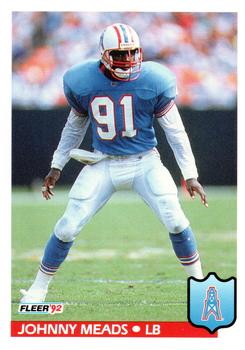 #152 Johnny Meads - Houston Oilers - 1992 Fleer Football