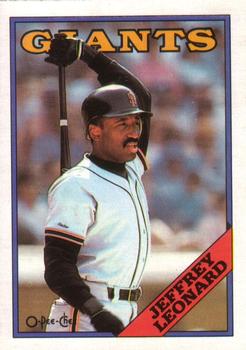 #152 Jeffrey Leonard - San Francisco Giants - 1988 O-Pee-Chee Baseball