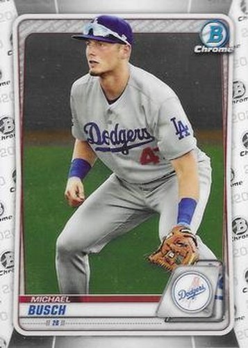 #BCP-152 Michael Busch - Los Angeles Dodgers - 2020 Bowman - Chrome Prospects Baseball