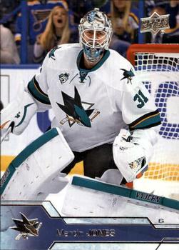 #153 Martin Jones - San Jose Sharks - 2016-17 Upper Deck Hockey