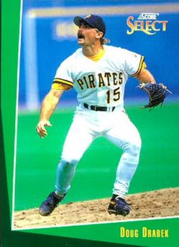 #153 Doug Drabek - Pittsburgh Pirates - 1993 Select Baseball